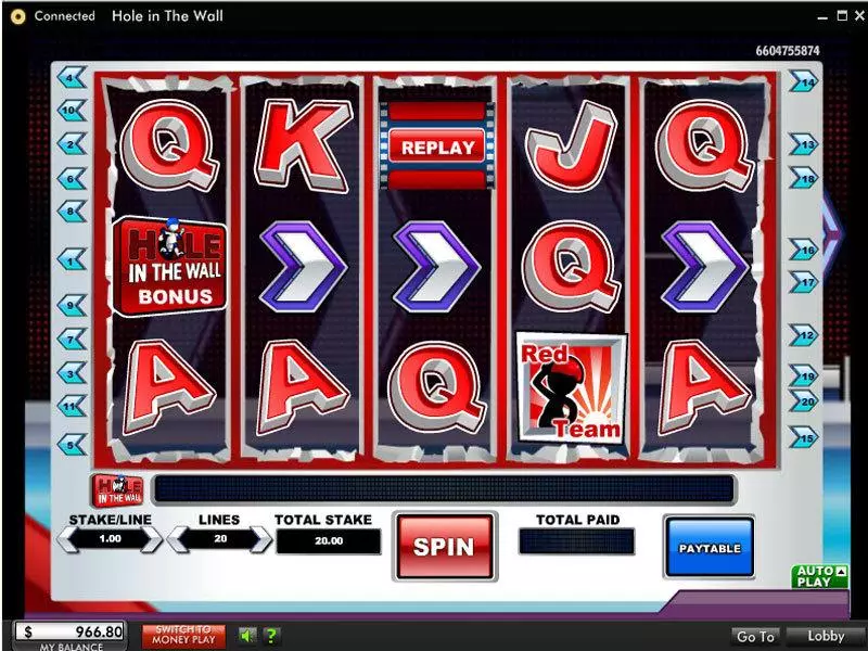 Hole In The Wall OpenBet Slot Game released in   - Free Spins