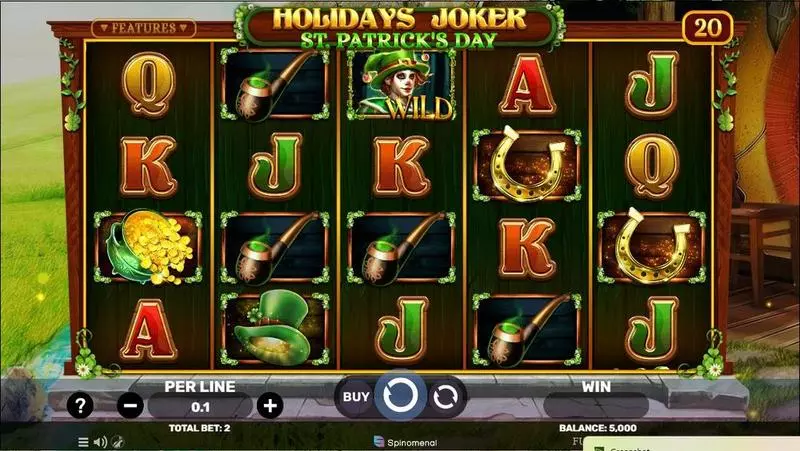 Holidays Joker – St. Patrick’s Day Spinomenal Slot Game released in March 2024 - Re-Spin