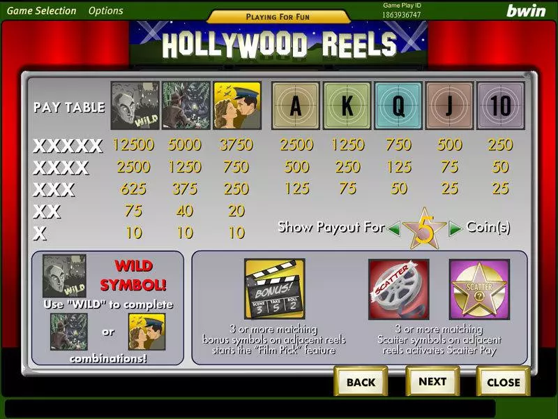 Hollywood Reels Amaya Slot Game released in   - Second Screen Game