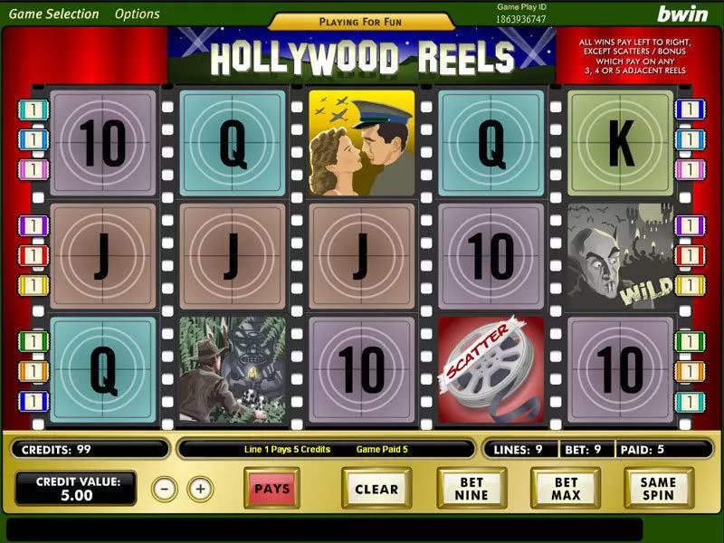 Hollywood Reels Amaya Slot Game released in   - Second Screen Game