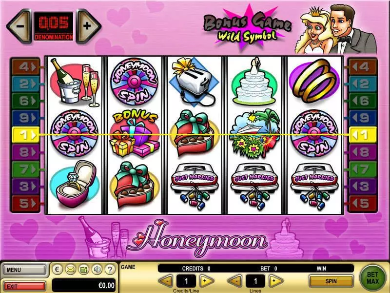 Honeymoon GTECH Slot Game released in   - Second Screen Game