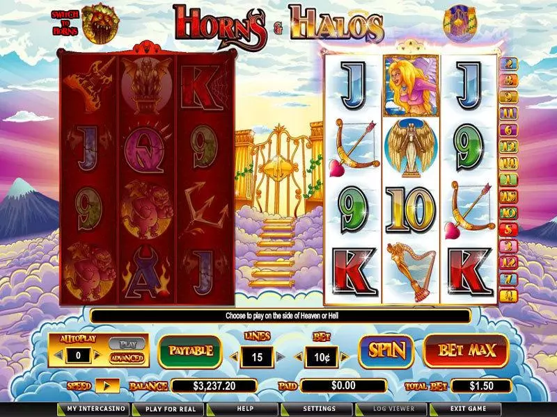 Horns and Halos CryptoLogic Slot Game released in   - Free Spins