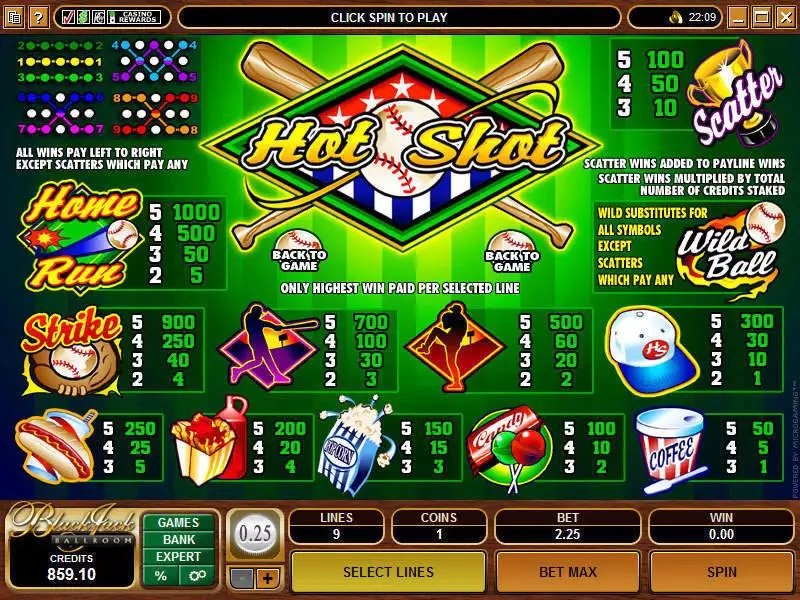 Hot Shot Microgaming Slot Game released in   - 