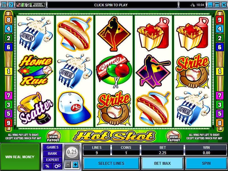 Hot Shot Microgaming Slot Game released in   - 