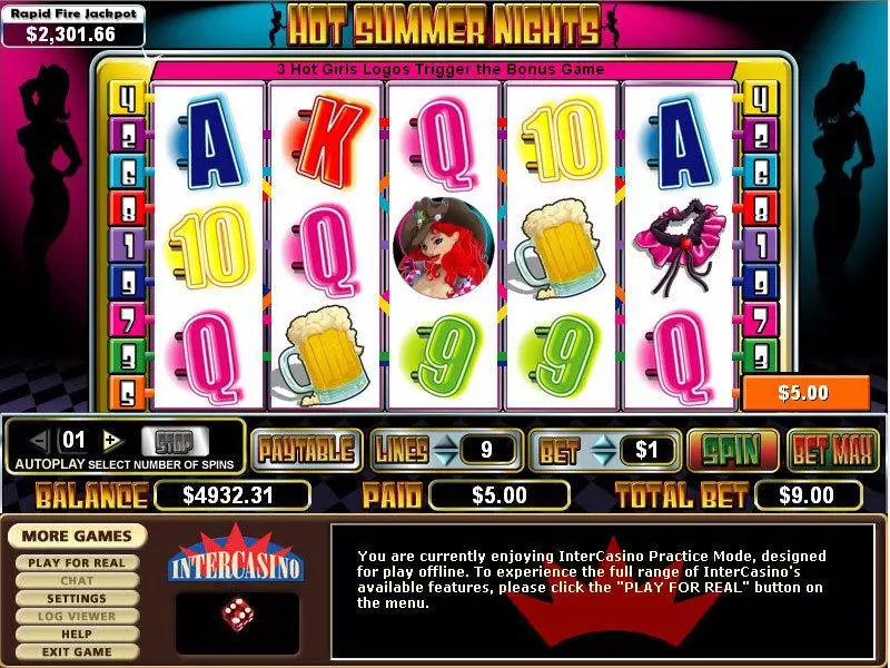 Hot Summer Nights CryptoLogic Slot Game released in   - Second Screen Game