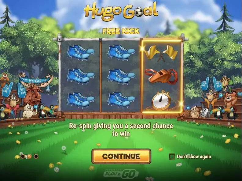 Hugo Goal Play'n GO Slot Game released in June 2018 - Second Screen Game