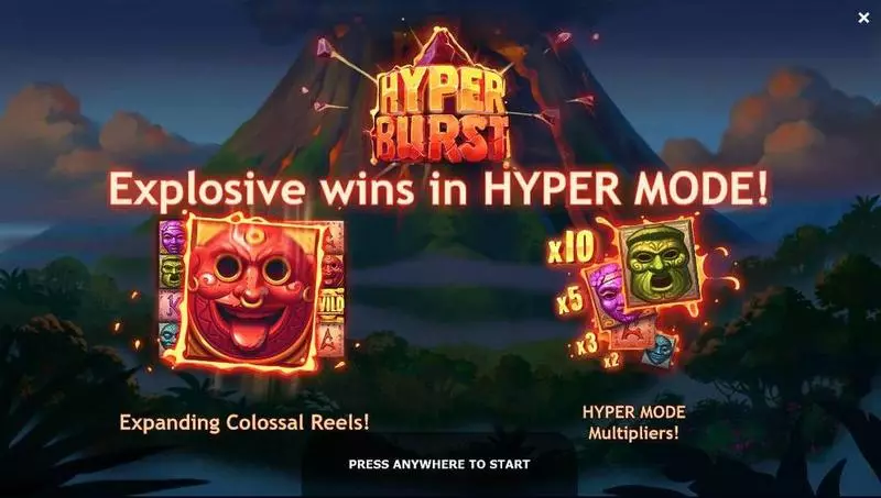Hyperburst Yggdrasil Slot Game released in October 2020 - Re-Spin