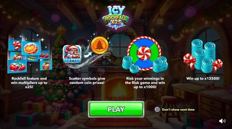 Icy Rockfall X25 Mascot Gaming Slot Game released in December 2024 - Multipliers