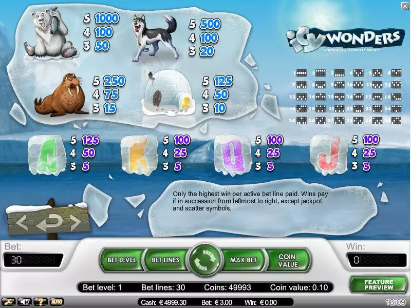 Icy Wonders NetEnt Slot Game released in   - Free Spins