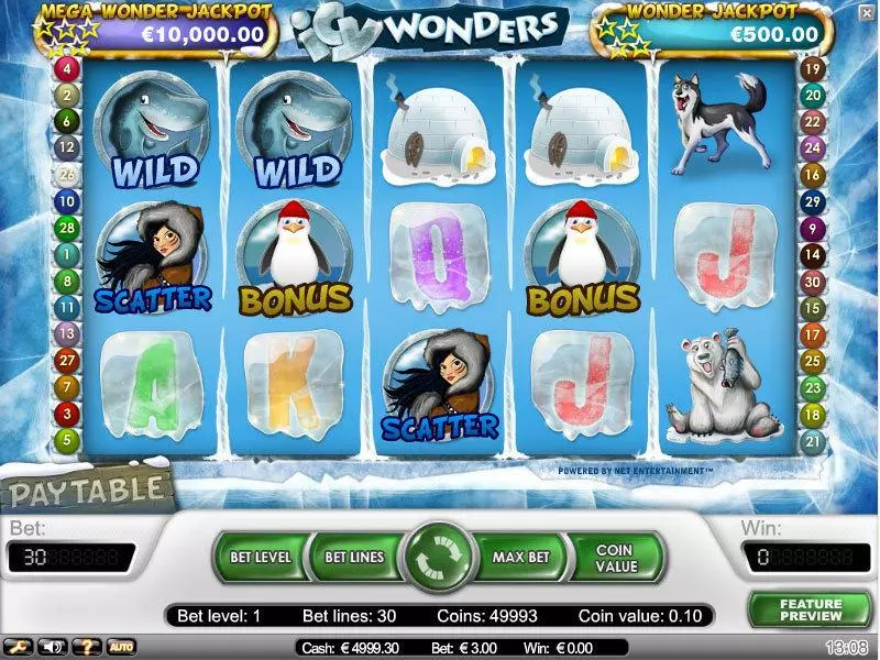 Icy Wonders NetEnt Slot Game released in   - Free Spins
