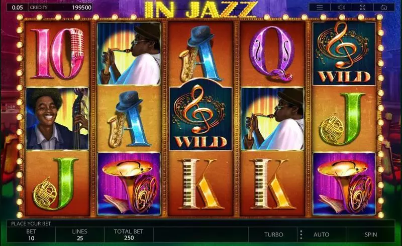 In Jazz Endorphina Slot Game released in April 2017 - Free Spins