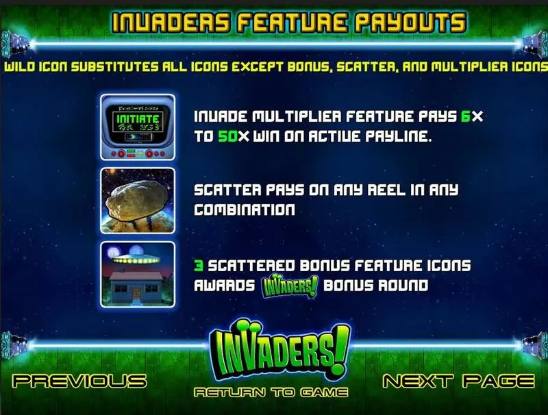 Invaders BetSoft Slot Game released in   - Second Screen Game