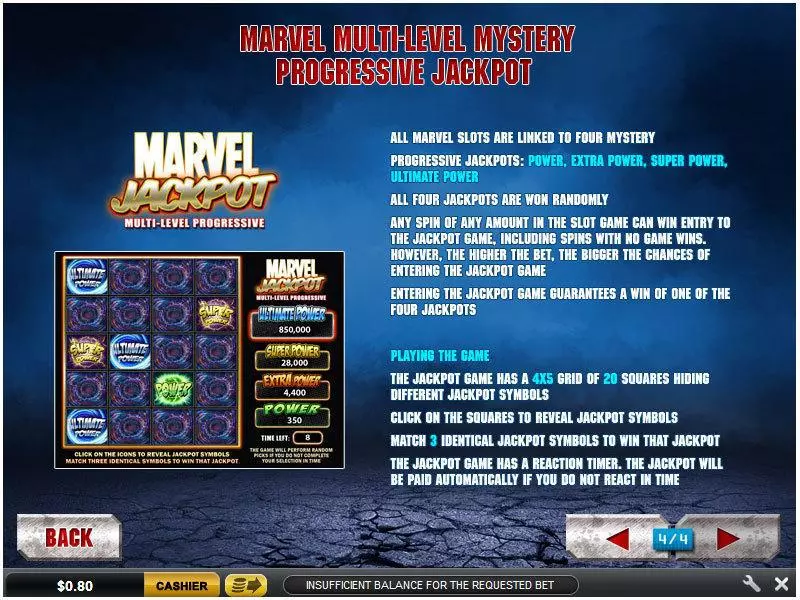 Iron Man 2 50 Line PlayTech Slot Game released in   - Jackpot bonus game