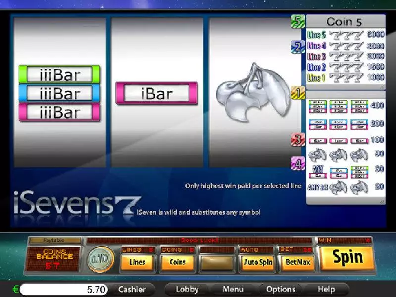 iSevens Saucify Slot Game released in   - 