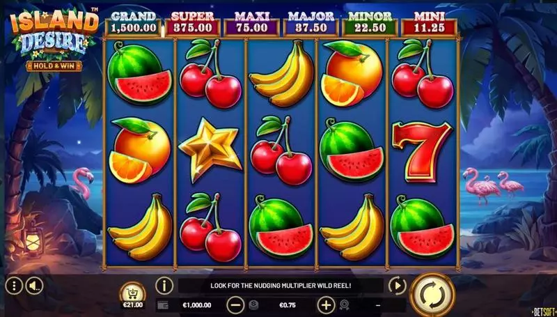 Island Desire - Hold & Win BetSoft Slot Game released in May 2025 - Hold and Win