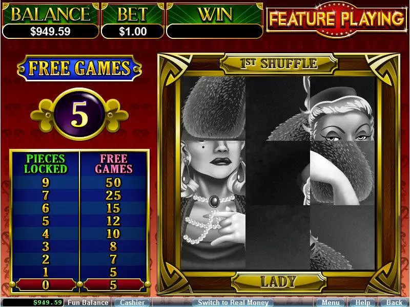 It's a Mystery RTG Slot Game released in February 2011 - Free Spins