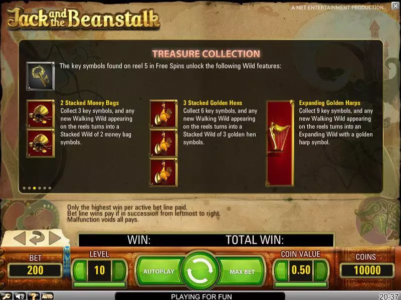 Jack and the Beanstalk NetEnt Slot Game released in   - Free Spins
