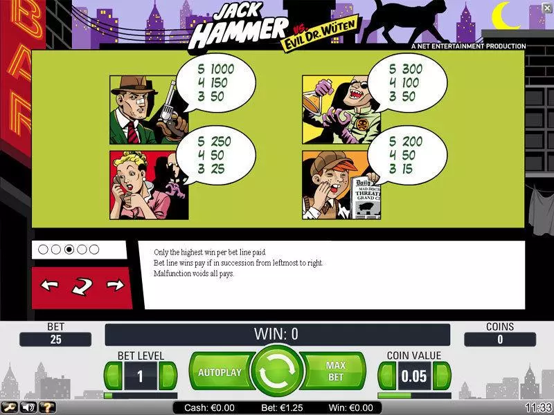 Jack Hammer NetEnt Slot Game released in   - Free Spins