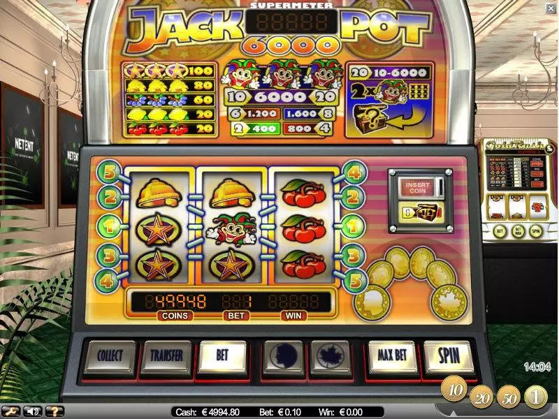 Jackpot 6000 NetEnt Slot Game released in   - Second Screen Game