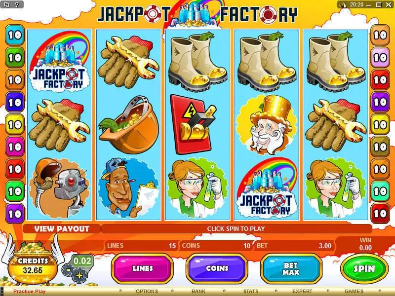 Jackpot Factory Microgaming Slot Game released in   - Free Spins
