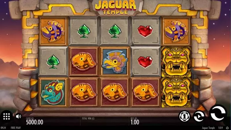 Jaguar Temple Thunderkick Slot Game released in September 2018 - Free Spins