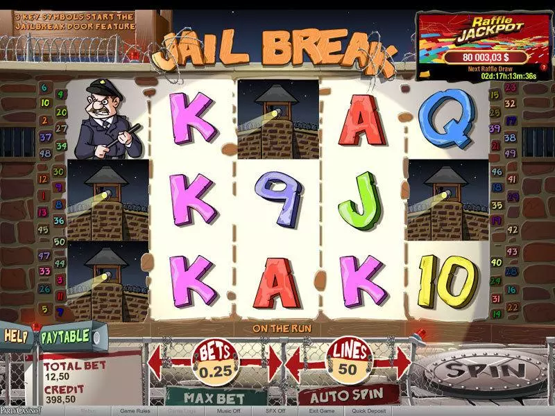 Jail Break Raffle bwin.party Slot Game released in   - Free Spins