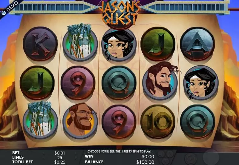Jason's Quest Genesis Slot Game released in April 2016 - Free Spins