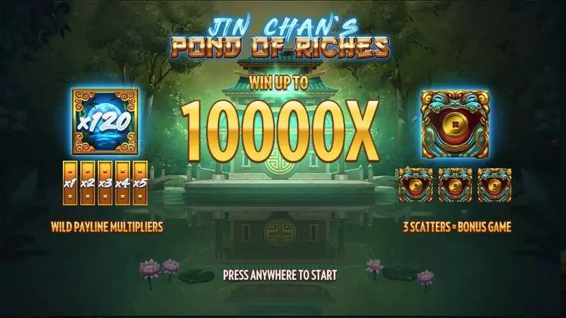 Jin Chan´s Pond of Riches Thunderkick Slot Game released in September 2020 - Multipliers