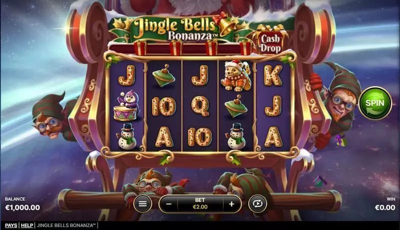 Jingle Bells Bonanza NetEnt Slot Game released in November 2023 - Cash Drop