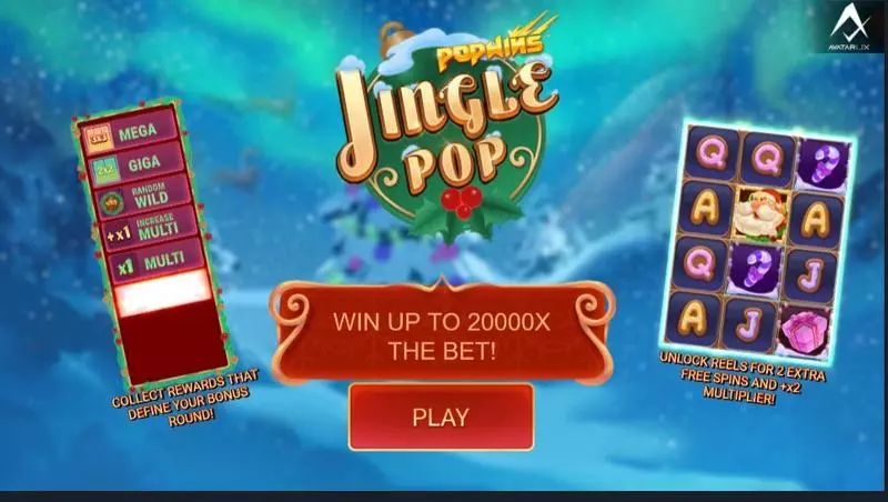JinglePop AvatarUX Slot Game released in December 2023 - Collect Feature
