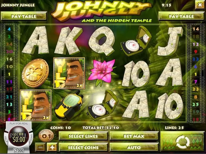 Johnny Jungle Rival Slot Game released in September 2017 - Free Spins
