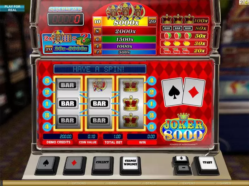 Joker 8000 Microgaming Slot Game released in   - 
