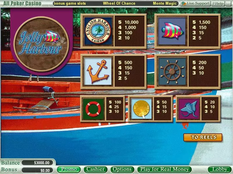 Jolly Harbour WGS Technology Slot Game released in   - 