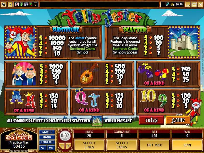 Jolly Jester Microgaming Slot Game released in   - Free Spins