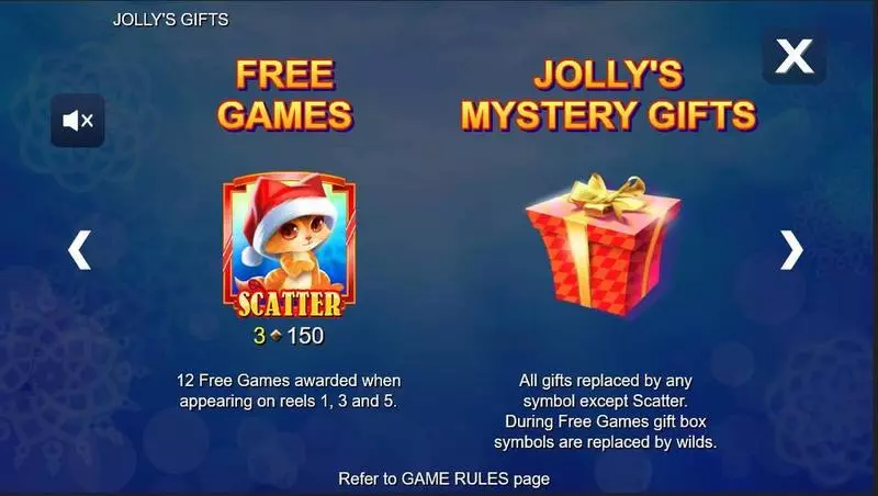 Jolly's Gifts  Side City Slot Game released in March 2018 - Free Spins