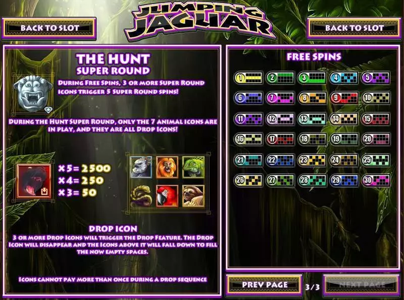 Jumping Jaguar Rival Slot Game released in August 2017 - Free Spins