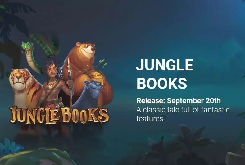 Jungle Books Yggdrasil Slot Game released in September 2017 - 