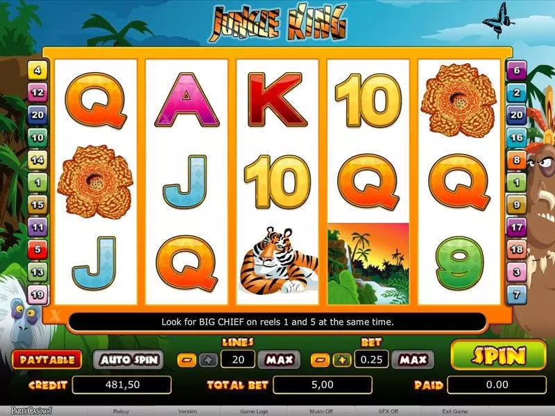 Jungle King bwin.party Slot Game released in   - Second Screen Game