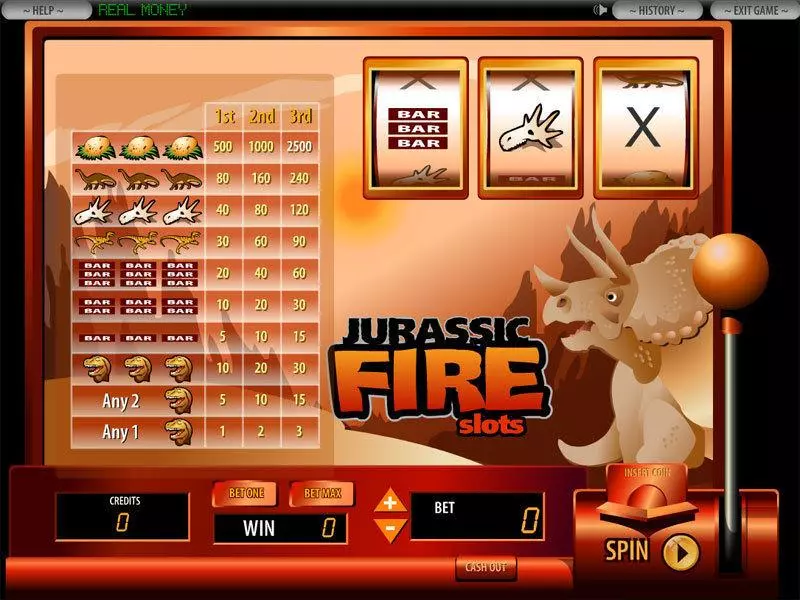Jurassic Fire DGS Slot Game released in   - 