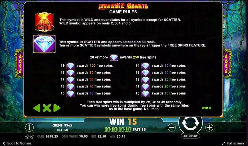 Jurassic Giants Pragmatic Play Slot Game released in June 2017 - Free Spins