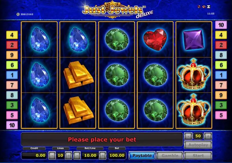 Just Jewels - Deluxe Novomatic Slot Game released in   - 