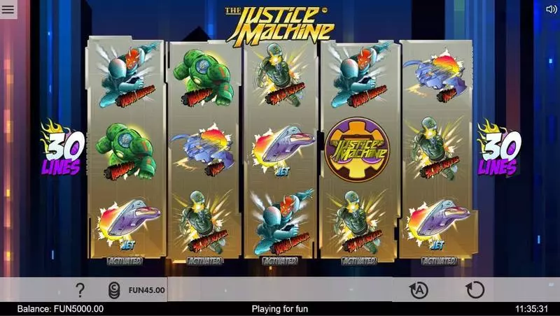 Justice Machine 1x2 Gaming Slot Game released in   - Second Screen Game