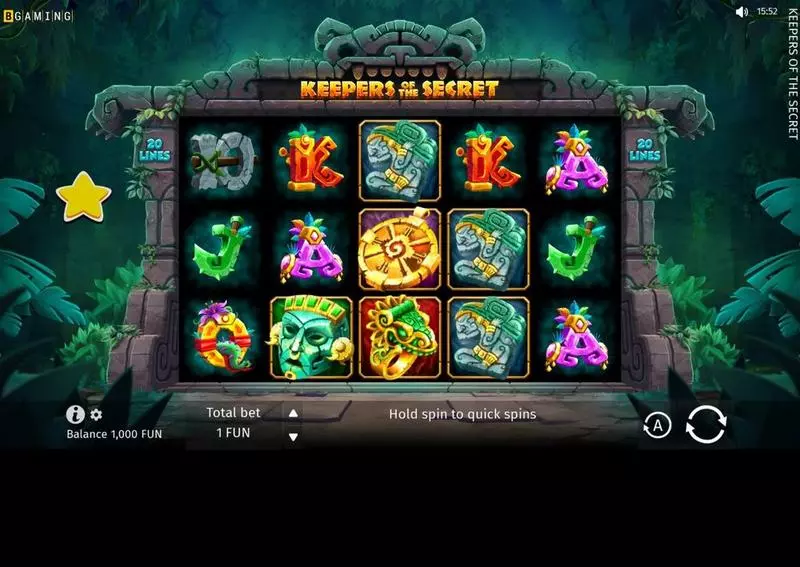 Keepers of Secret BGaming Slot Game released in January 2024 - Free Spins