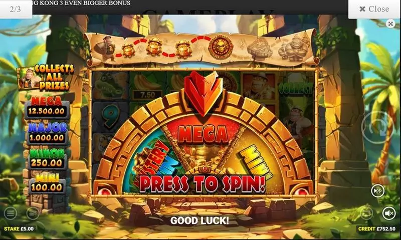 King Kong 3 Blueprint Gaming Slot Game released in March 2024 - Free Spins