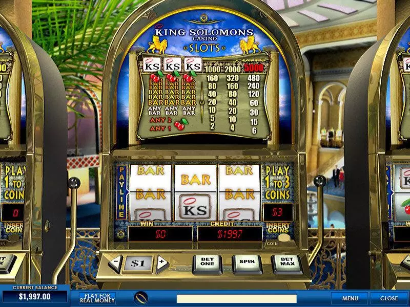 King Solomons PlayTech Slot Game released in   - 