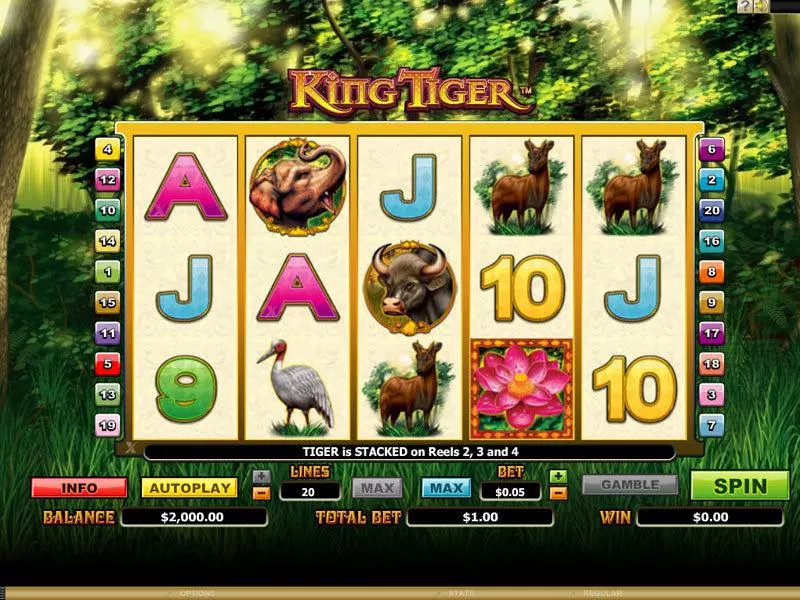 King Tiger Microgaming Slot Game released in   - Free Spins