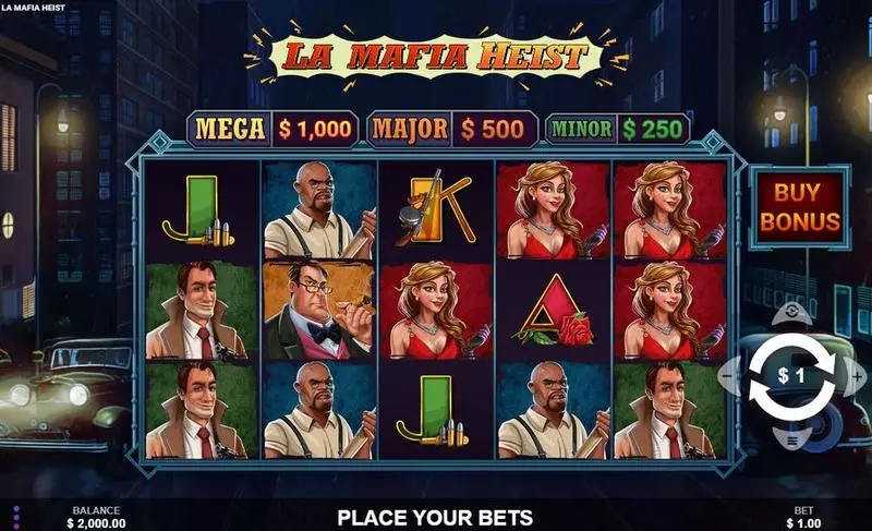 La Mafia Heist Wizard Games Slot Game released in May 2024 - Free Spins