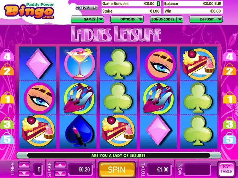 Ladies Leisure Virtue Fusion Slot Game released in   - Second Screen Game