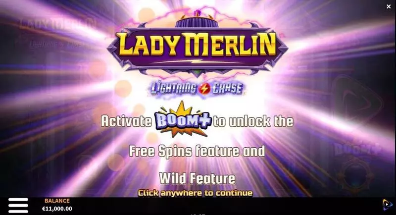 Lady Merlin Lightning Chase ReelPlay Slot Game released in November 2021 - Free Spins