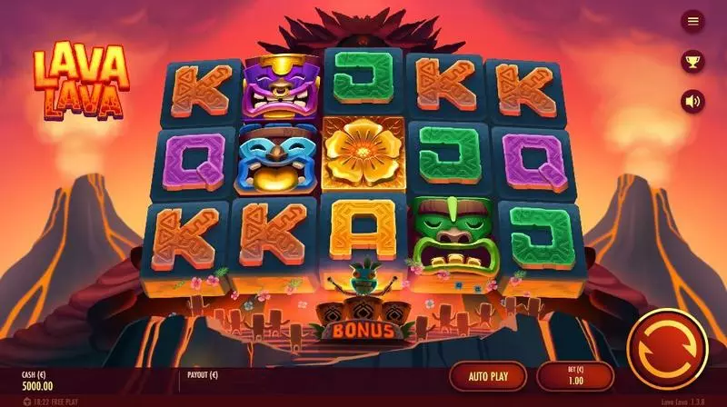 Lava Lava Thunderkick Slot Game released in March 2022 - Avalance Feature